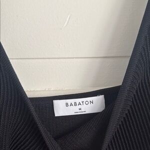 Babaton Elegant Black Knit Top